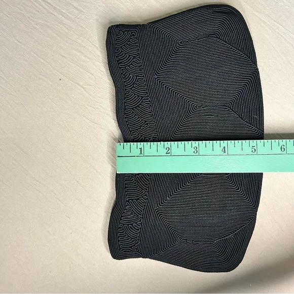 VTG 1940’s Genuine Corde Black Clutch Evening Bag EUC - Picture 9 of 9